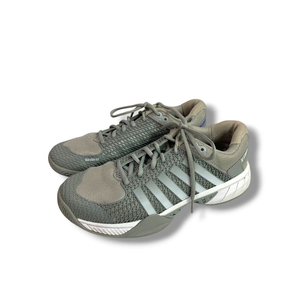Size 9 K-Swiss Womens Express Lite Pickleball Sneakers Gray Durawrap Court Shoes